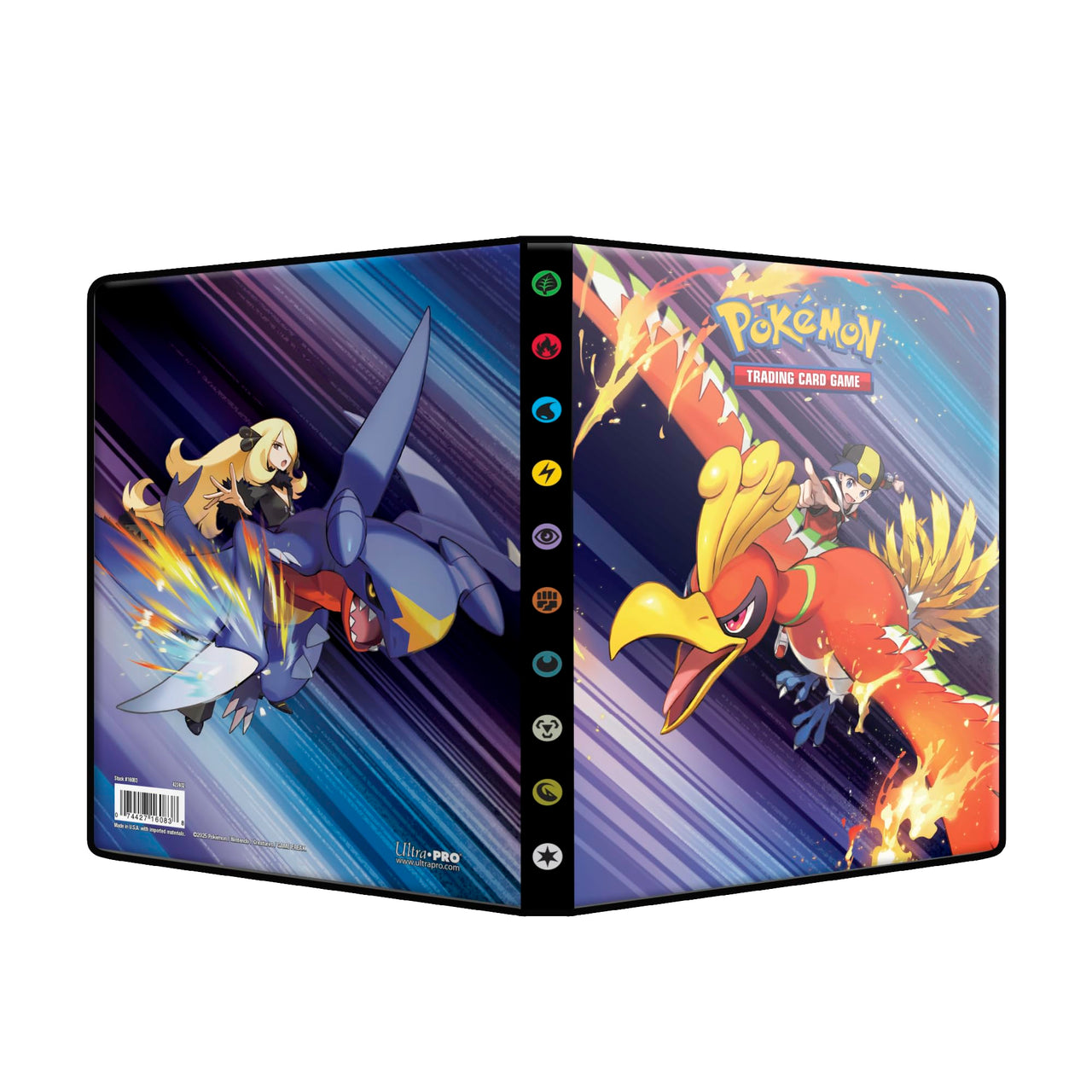 Ultra PRO Scarlet & Violet Destined Rivals 9 Pocket Portfolio for Pokémon cards, holds up to 126 single-loaded or 252 double-loaded cards.