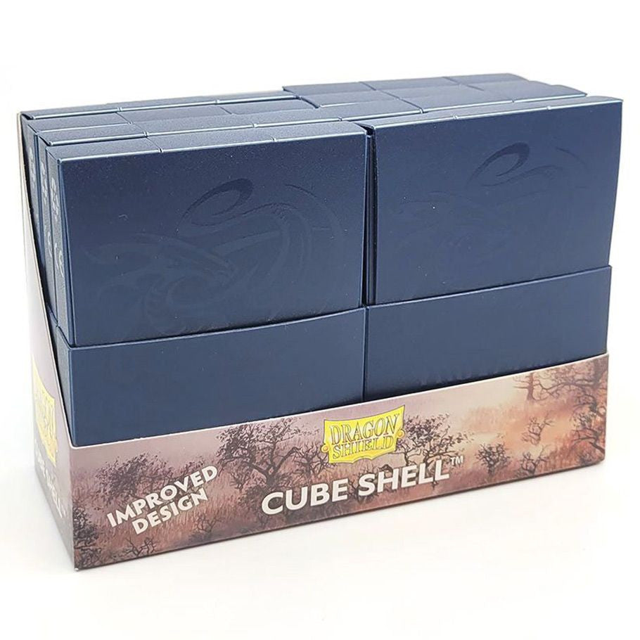 Dragon Shield Cube Shell Midnight Blue 8 Pack Box Packaging