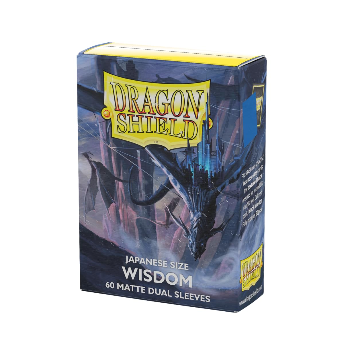 Dragon Shield Matte Dual Japanese size card sleeves, 60-pack, smooth and tough premium trading card sleeves for Yu-Gi-Oh, Naruto, and Vanguard