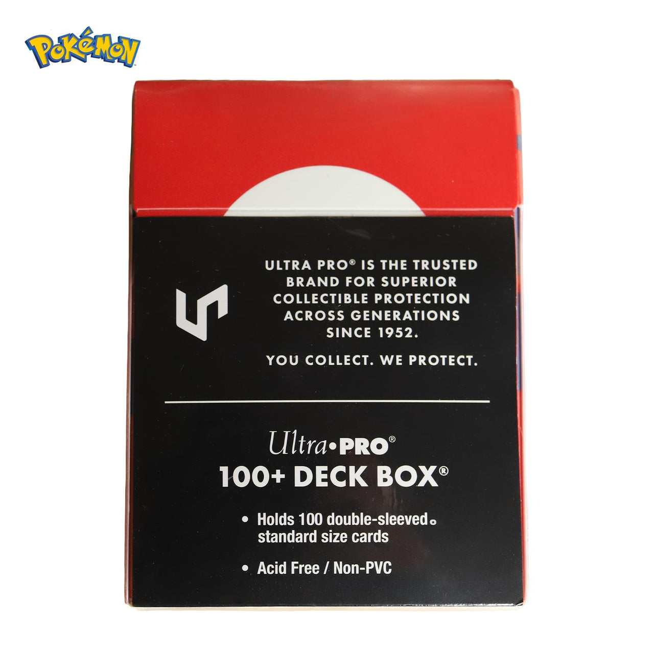 Ultra Pro Mega Charizard X Pokémon trading card deck box with fiery dragon design for collectible card storage