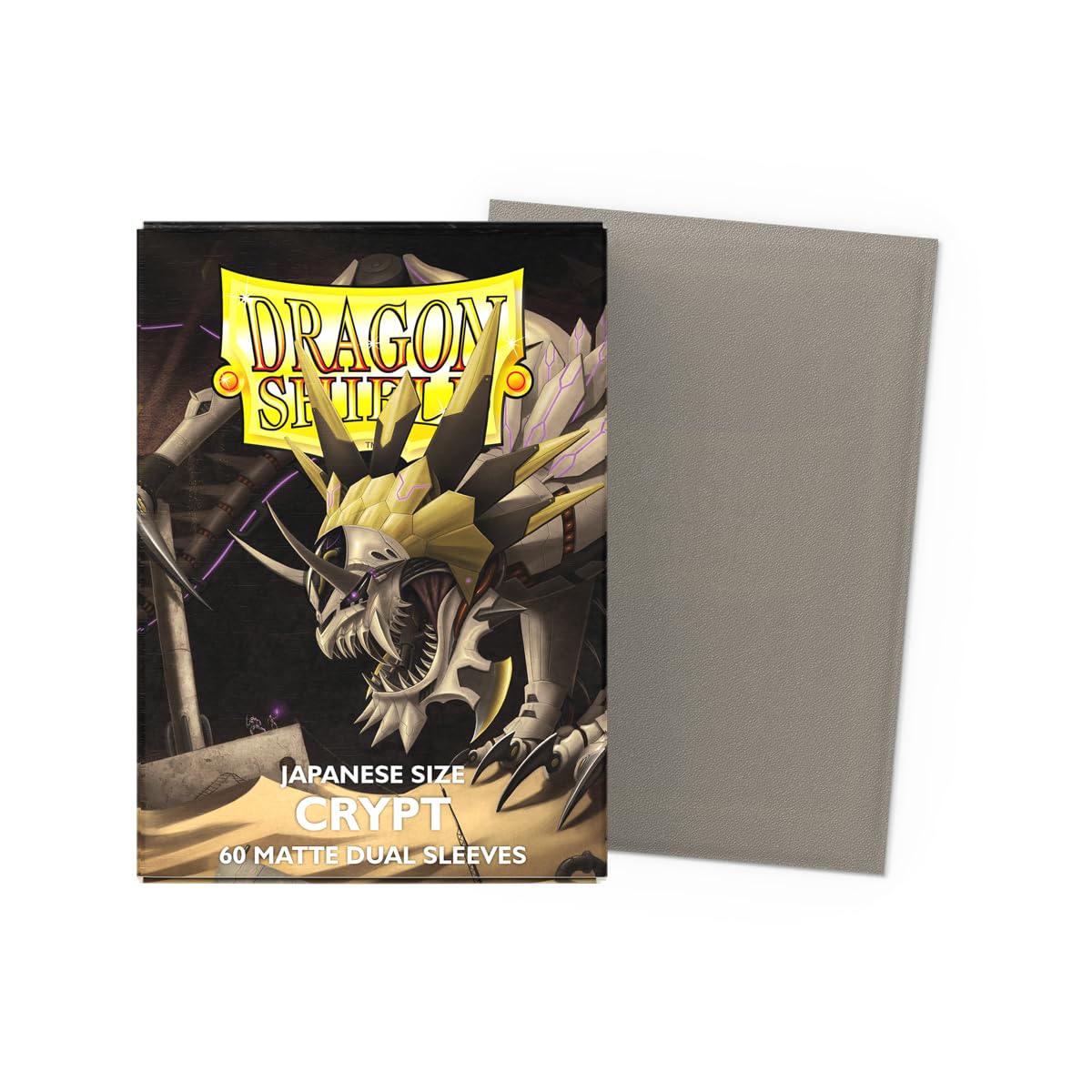 Dragon Shield Matte Dual Japanese size card sleeves, 60-pack, smooth, tough TCG sleeves for Yu-Gi-Oh, Naruto, Cardfight, Vanguard.