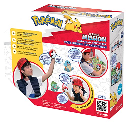 Ultra Pro Pokémon Trainer Mission Toy interactive Poké Ball guessing game for family fun, exploring and catching Pokémon.