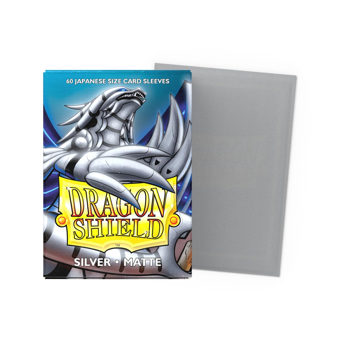 Dragon Shield Japanese size matte trading card sleeves, 60 count, smooth and tough premium sleeves for Yu-Gi-Oh, Naruto, Cardfight, Vanguard