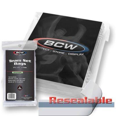 BCW resealable team set bag.