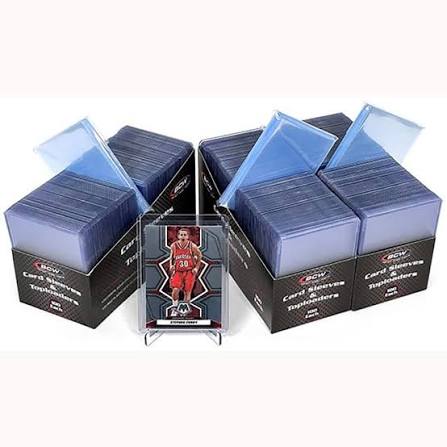 BCW 200 Count Card Sleeve & Toploader Combo Pack | Trading Card Protection